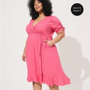 Pink torrid dress sz 3